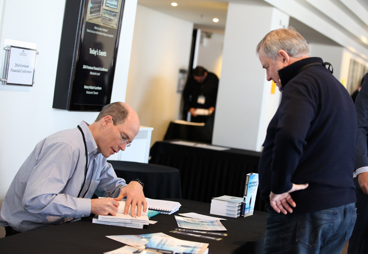 fortnum conference scott charlton book signing